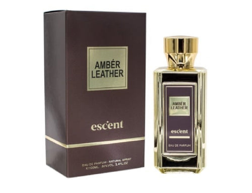 Amber Leather Escent 100 ml, apa de parfum, barbati